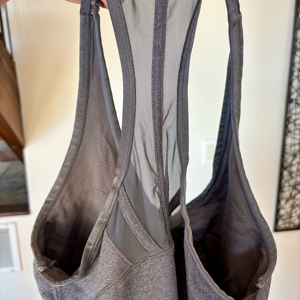 ALO Yoga Mesh Tank in Gray - Picture 4 of 6